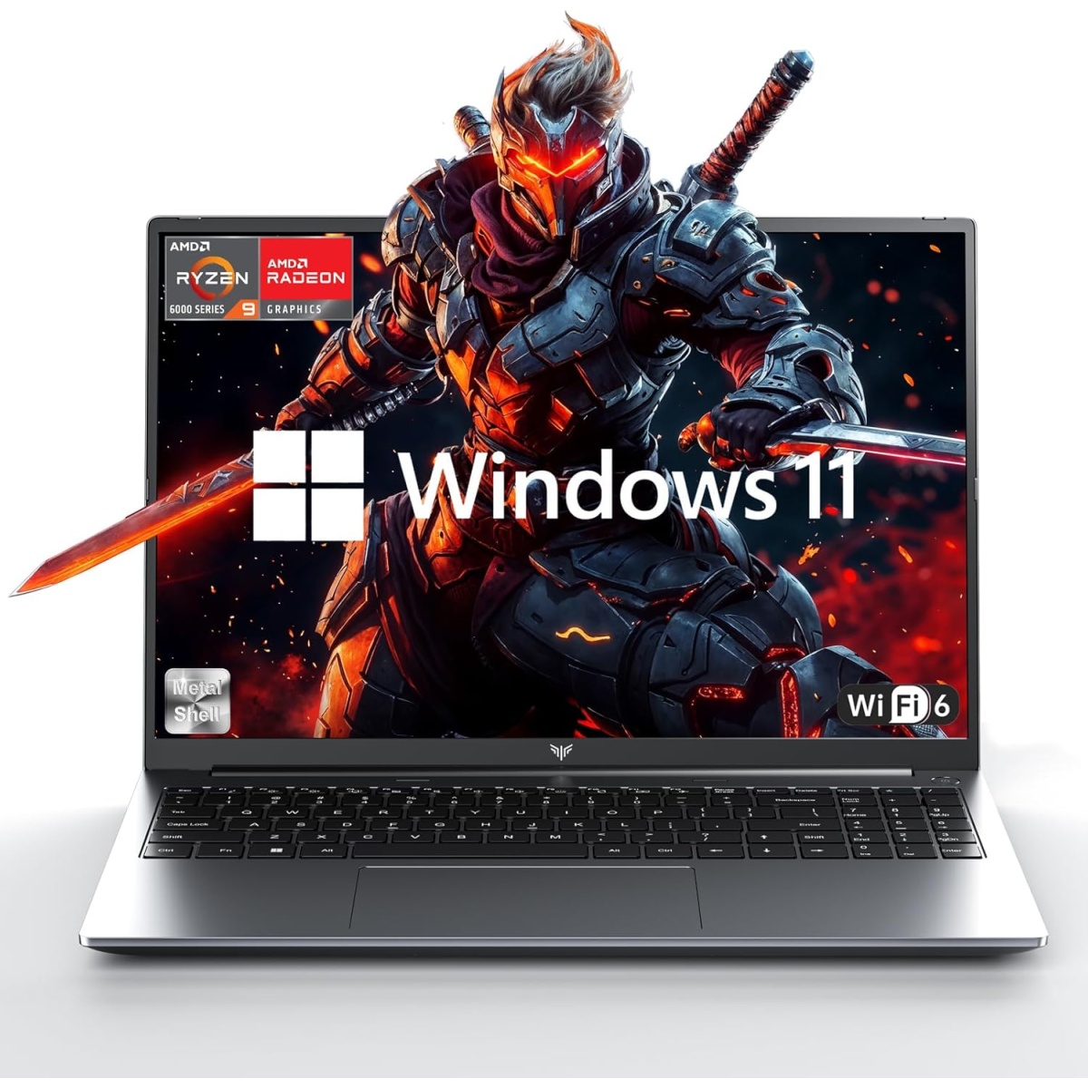 KAIGERR Gaming Laptop with AMD Ryzen 7 6800H RX16